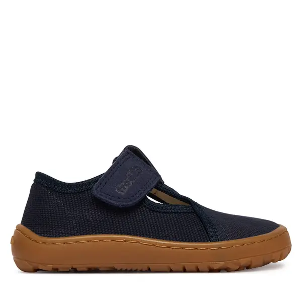 froddo Papuče Froddo Barefoot Canvas T-Bar G1700439 M Tamnoplava