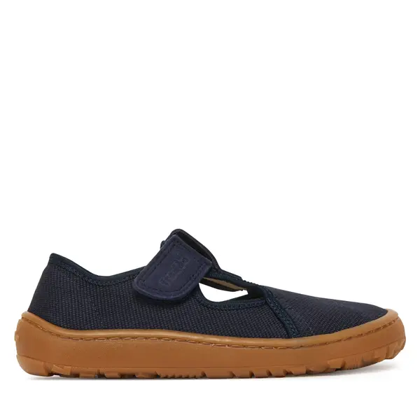 froddo Papuče Froddo Barefoot Canvas T-Bar G1700439 S Tamnoplava