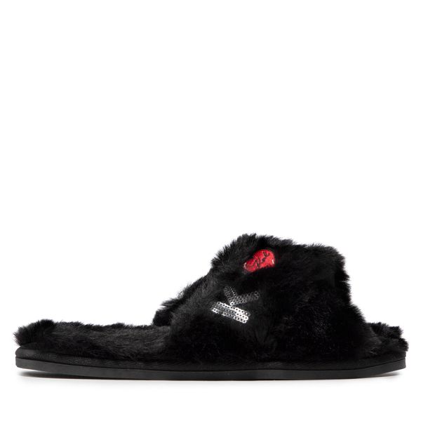 KARL LAGERFELD Papuče KARL LAGERFELD KL49005T Black Synth Fur