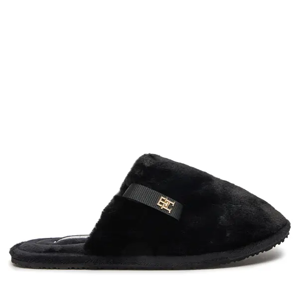 Tommy Hilfiger Papuče Tommy Hilfiger Trenerzy Confort Home FW0FW08138 Crna