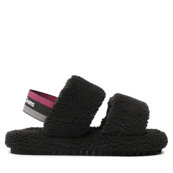 Tommy Jeans Papuče Tommy Jeans Tj Winter Sandal 2D EN0EN02031 Black 0GJ