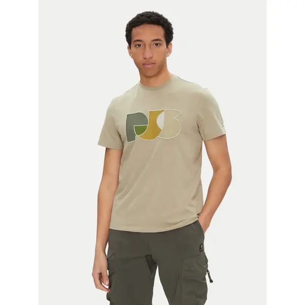 Parajumpers Parajumpers T-shirt Leland 25SMPMTSGT09 Bež Regular Fit
