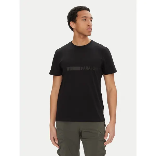 Parajumpers Parajumpers T-shirt Space 25SMPMTSXF05 Crna Regular Fit
