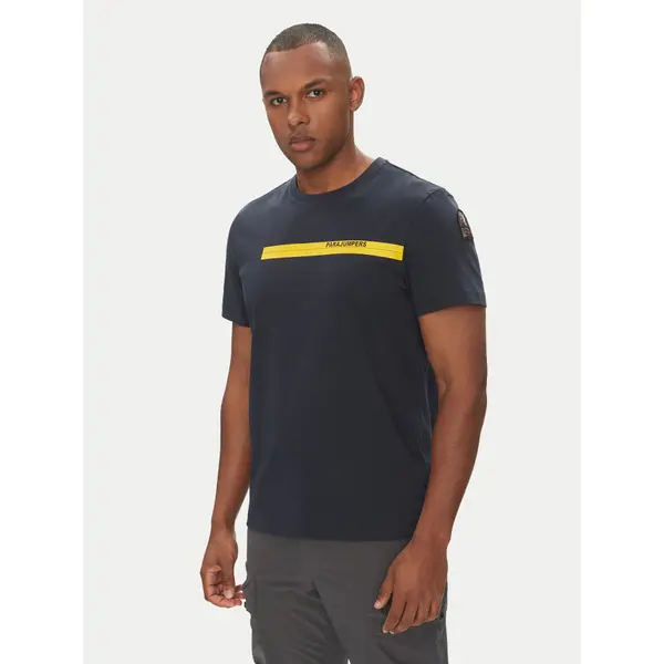 Parajumpers Parajumpers T-shirt Tape 25SMPMTSIT01 Tamnoplava Regular Fit