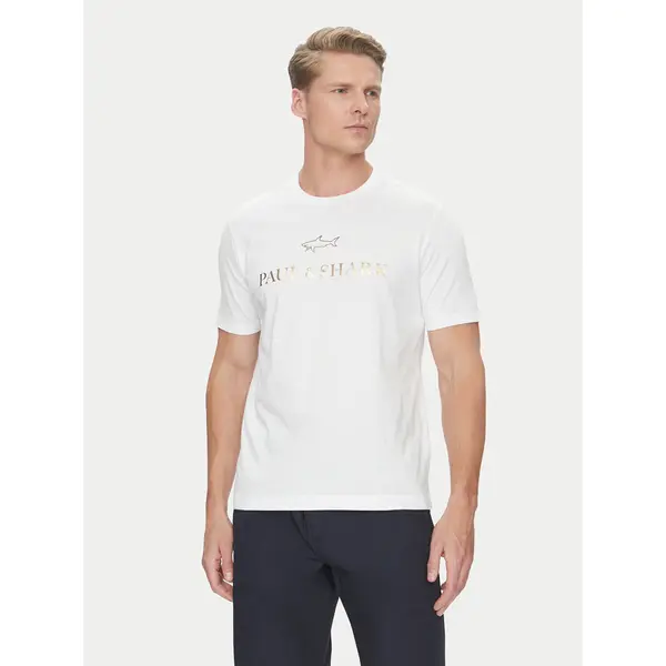Paul&Shark Paul&Shark T-shirt C0P1239 Bijela Regular Fit