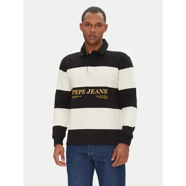 Pepe Jeans Pepe Jeans Polo Brandon PM542230 Crna Regular Fit