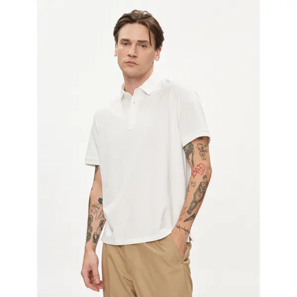 Pepe Jeans Pepe Jeans Polo Harper PM542157 Bijela Regular Fit