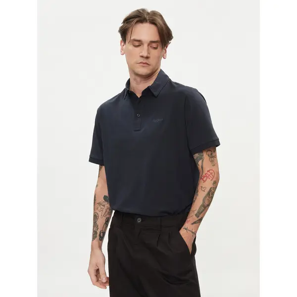 Pepe Jeans Pepe Jeans Polo Harper PM542157 Tamnoplava Regular Fit