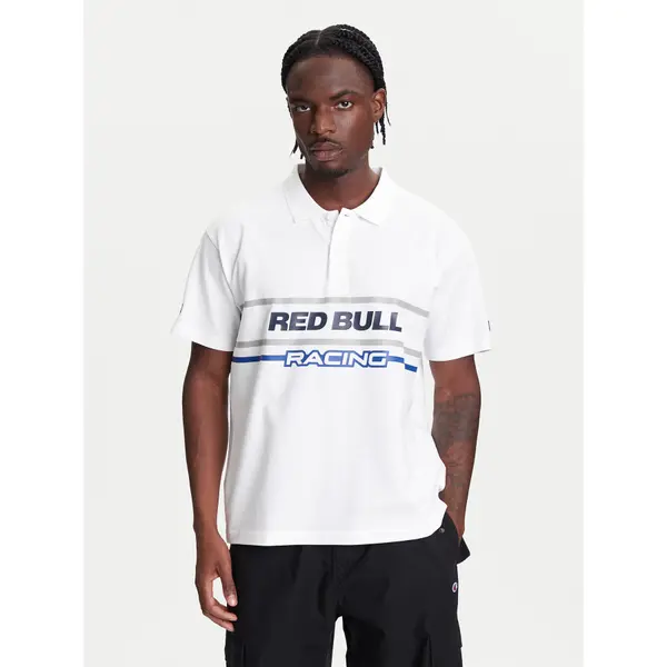 Pepe Jeans Pepe Jeans Polo Red Bull Racing Moto Panel RM540017 Bijela Regular Fit