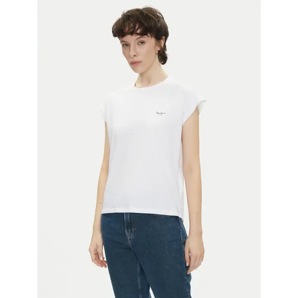 Pepe Jeans Pepe Jeans T-shirt Blooma PL506030 Bijela Regular Fit