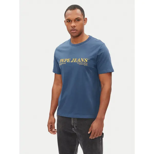 Pepe Jeans Pepe Jeans T-shirt Dylan PM509728 Plava Regular Fit