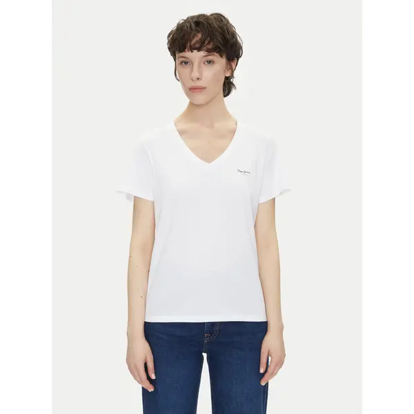 Pepe Jeans Pepe Jeans T-shirt Macy PL506051 Bijela Regular Fit