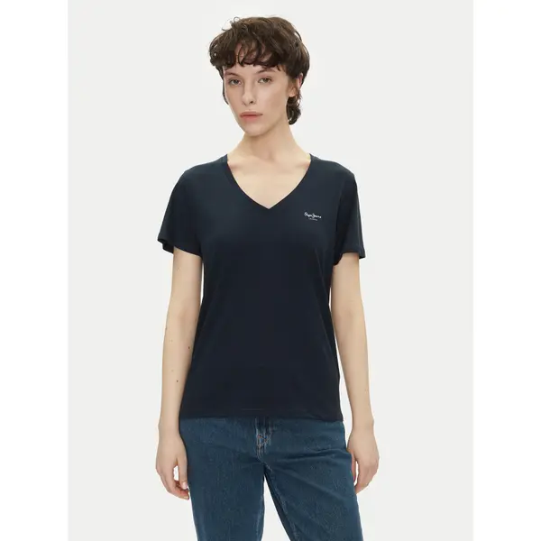 Pepe Jeans Pepe Jeans T-shirt Macy PL506051 Tamnoplava Regular Fit