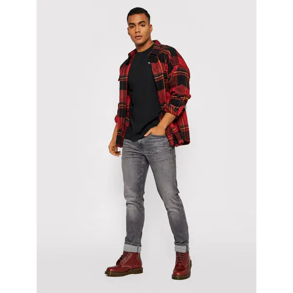 Pepe Jeans Pepe Jeans T-shirt Original Basic 3 N PM508212 Crna Slim Fit
