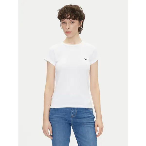 Pepe Jeans Pepe Jeans T-shirt PL506037 Bijela Regular Fit