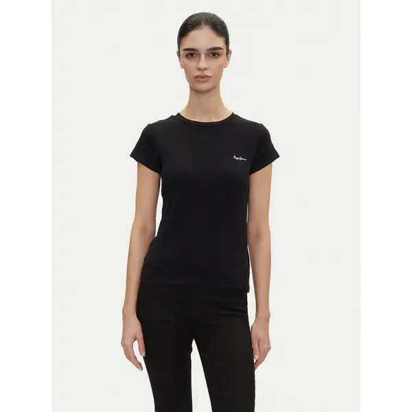Pepe Jeans Pepe Jeans T-shirt PL506037 Crna Regular Fit