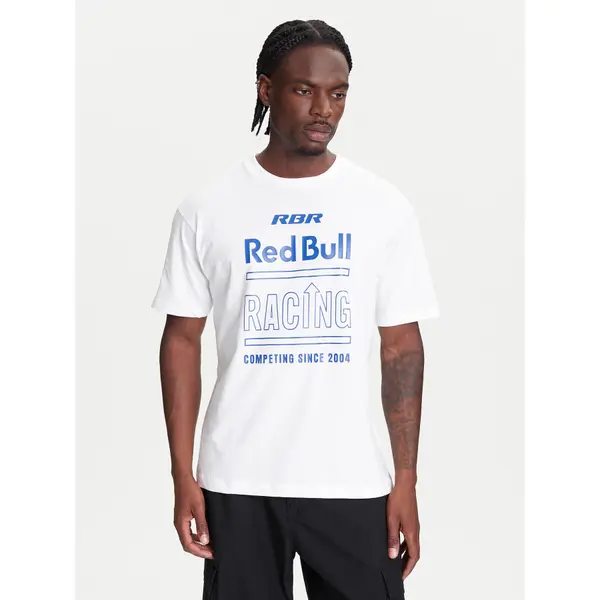 Pepe Jeans Pepe Jeans T-shirt Red Bull Racing History RM500020 Bijela Regular Fit