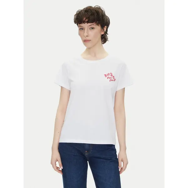 Pepe Jeans Pepe Jeans T-shirt Rosey PL506070 Bijela Regular Fit