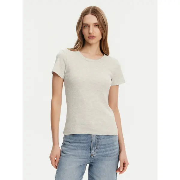 Pieces Pieces T-shirt May 17154483 Siva Slim Fit