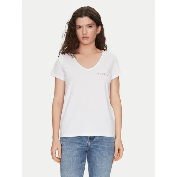 Pieces Pieces T-shirt Silly 17156926 Bijela Regular Fit