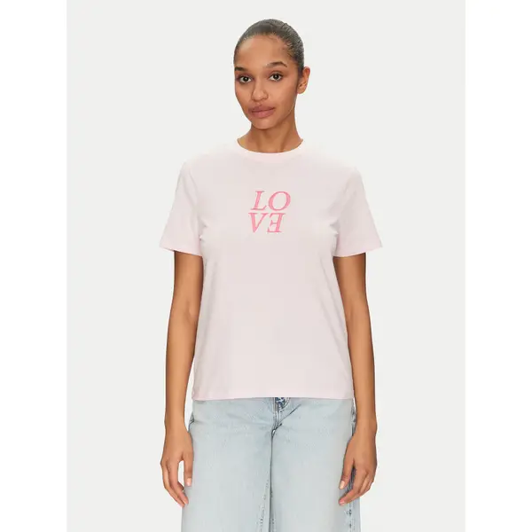 Pieces Pieces T-shirt Skylar 17155376 Ružičasta Regular Fit