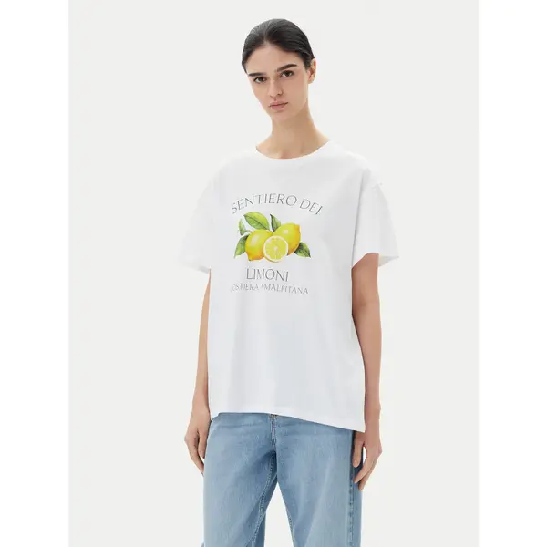 Pieces Pieces T-shirt Thea 17157114 Bijela Standard Fit