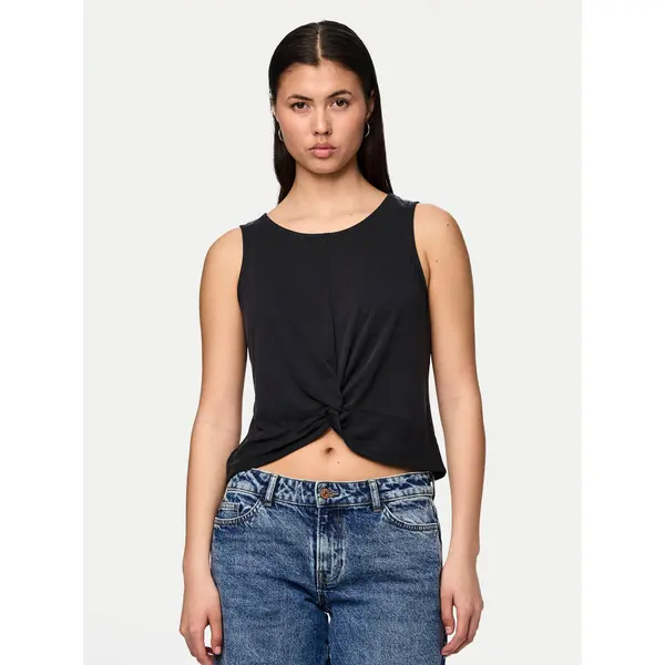 Pieces Pieces Top Anora 17149200 Crna Regular Fit