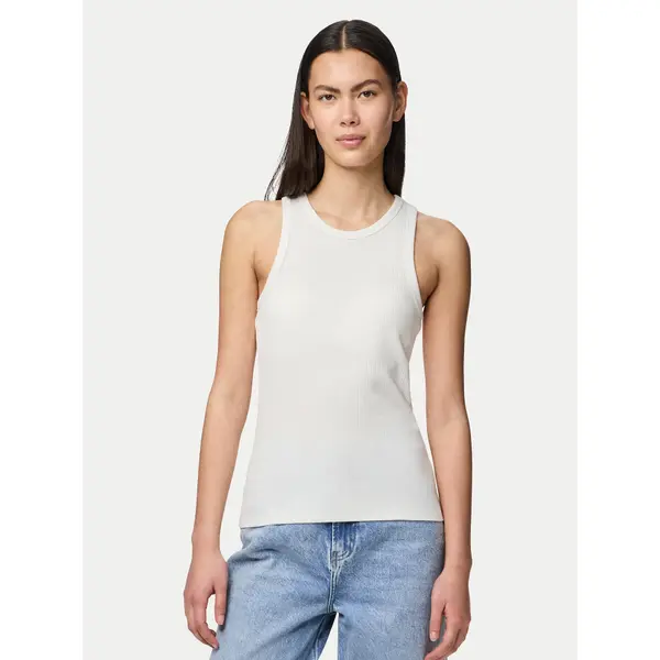 Pieces Pieces Top Ruka 17133673 Bijela Slim Fit