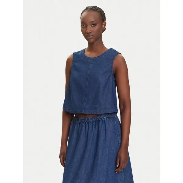 Pieces Pieces Top Tenim 17157936 Tamnoplava Regular Fit