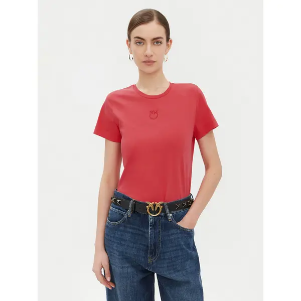 pinko PINKO T-shirt 100355 A2HN Crvena Regular Fit