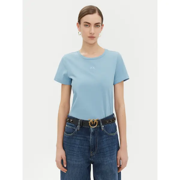 pinko PINKO T-shirt 100355 A2HN Plava Regular Fit
