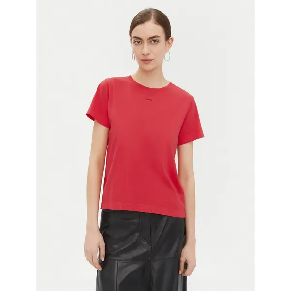 pinko PINKO T-shirt 100373 A228 Crvena Regular Fit