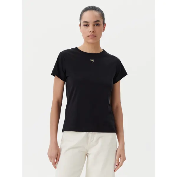 pinko PINKO T-shirt 100373 A2OG Crna Regular Fit