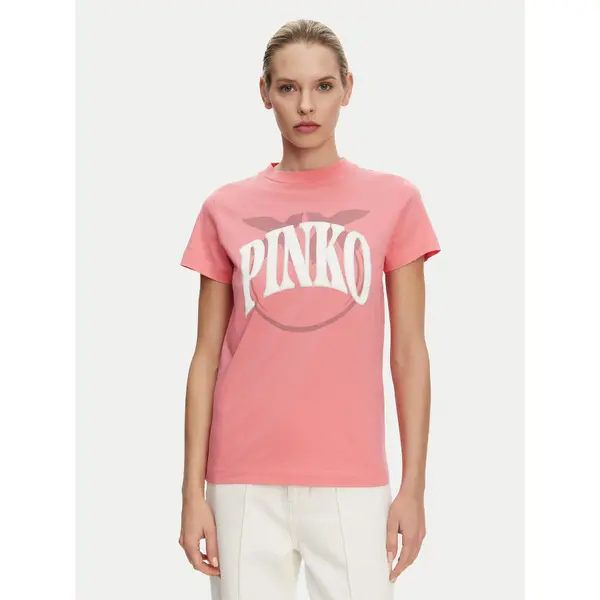 pinko PINKO T-shirt 101752 A2CT N55 Ružičasta Regular Fit