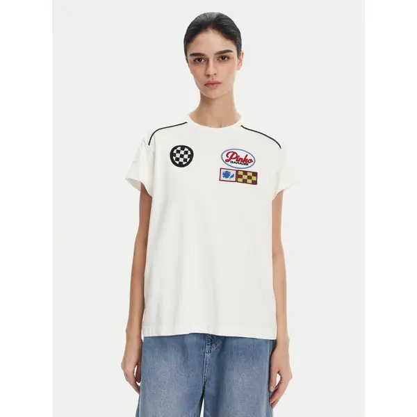 pinko PINKO T-shirt 105270 A2ME Bijela Regular Fit