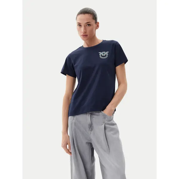 pinko PINKO T-shirt Nambrone 103320 A2G7 Tamnoplava Regular Fit