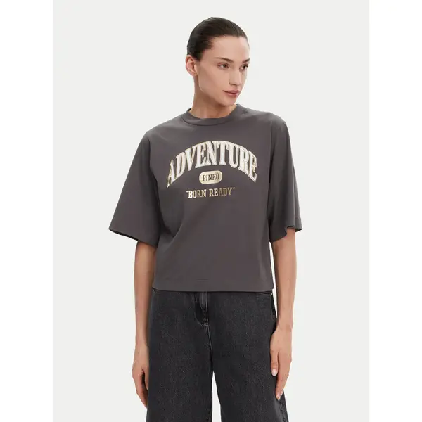 pinko PINKO T-shirt Niamey 104604 A2CS Siva Regular Fit