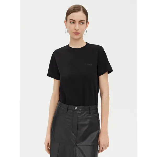 pinko PINKO T-shirt Start 101752 Crna Regular Fit