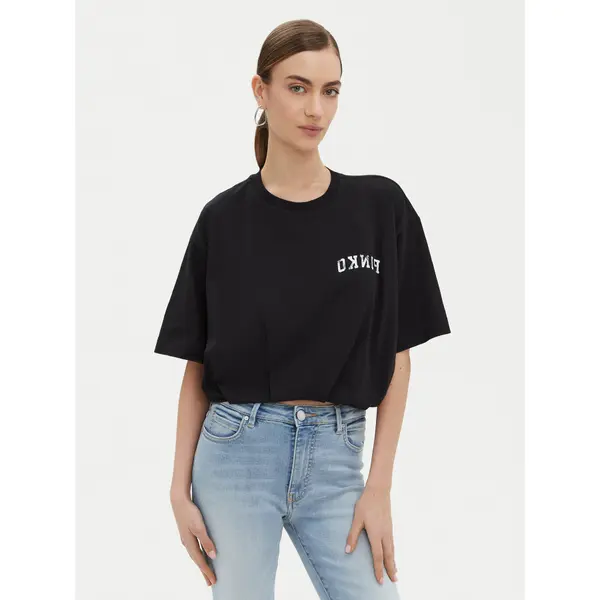 pinko PINKO T-shirt Torrone 104257 Crna Regular Fit