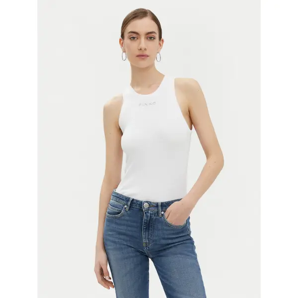 pinko PINKO Top 100822 A2C1 Bijela Regular Fit