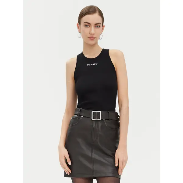 pinko PINKO Top 100822 A2C1 Crna Regular Fit
