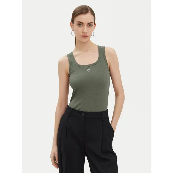 pinko PINKO Top Calcolatore 100807 Zelena Regular Fit