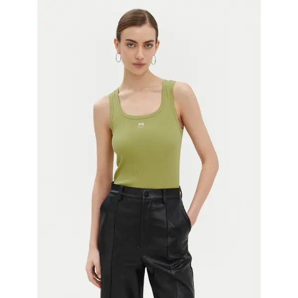 pinko PINKO Top Calcolatore 100807 Zelena Regular Fit