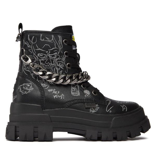 Buffalo Planinarske cipele Buffalo Aspha Rld Chain 1622311 Graffiti Black /White