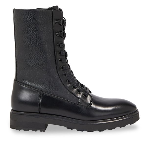 Calvin Klein Planinarske cipele Calvin Klein Cleat Combat Boot - Epi Mono Mix HW0HW01713 Ck Black BEH