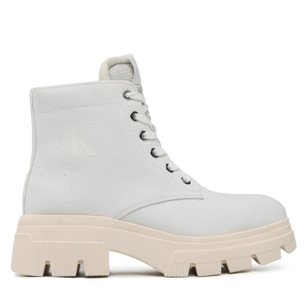 Calvin Klein Jeans Planinarske cipele Calvin Klein Jeans Chunky Boot Vintange Tongue YW0YW00947 White YBR