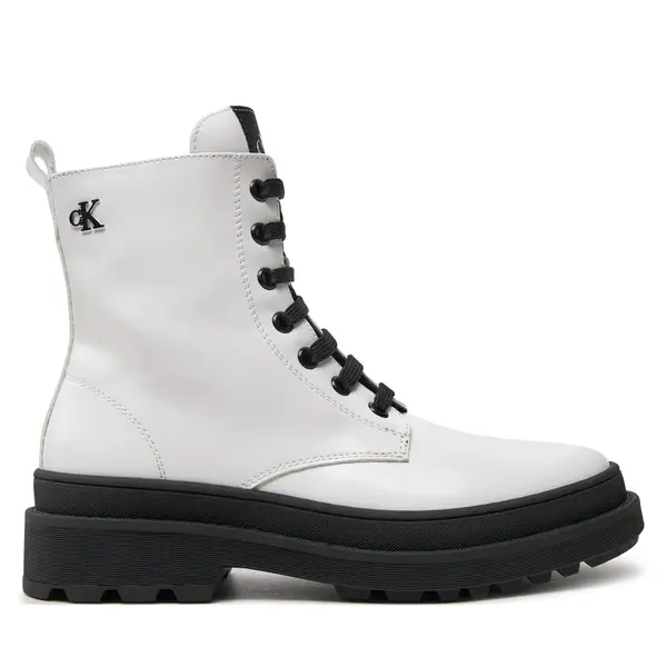 Calvin Klein Jeans Planinarske cipele Calvin Klein Jeans Lace-Up Bootie V4A5-81031-1453 S Bijela