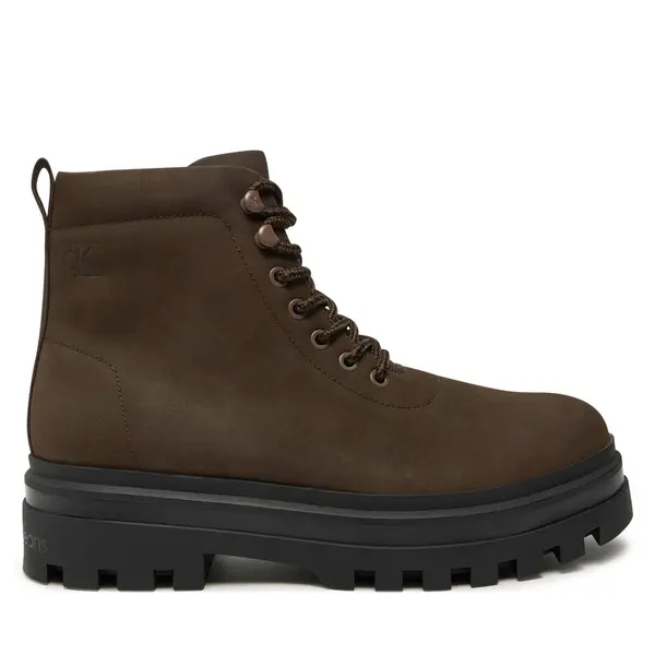 Calvin Klein Jeans Planinarske cipele Calvin Klein Jeans Lugged Laceup Boot Oxf Hiking Nb YM0YM01076 Smeđa