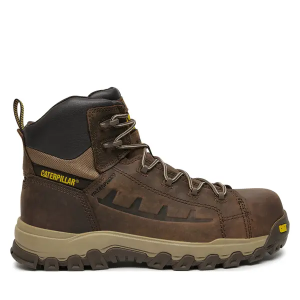 Cat Footwear Planinarske cipele CAT Footwear Threshold Rebound Wp Nm Ct S7L Hro Fo Sr P726048 Smeđa