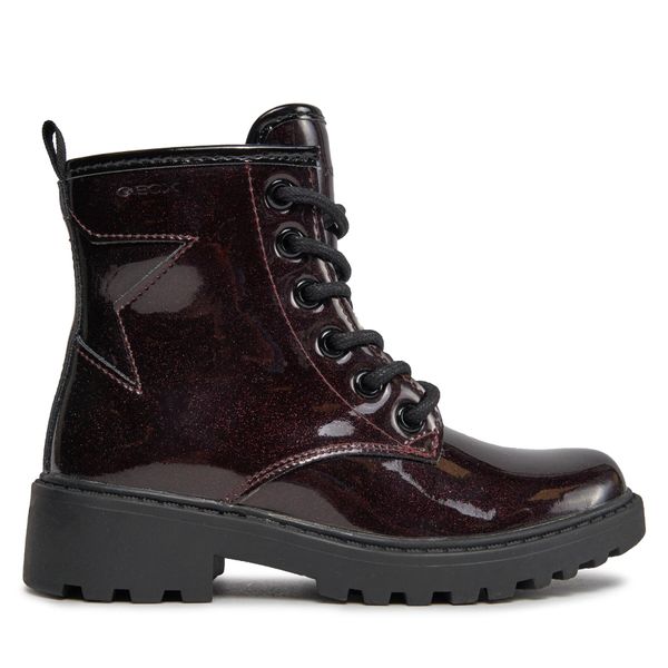 Geox Planinarske cipele Geox J Casey Girl J9420G 000KC C7J9B S Dk Burgundy/Black